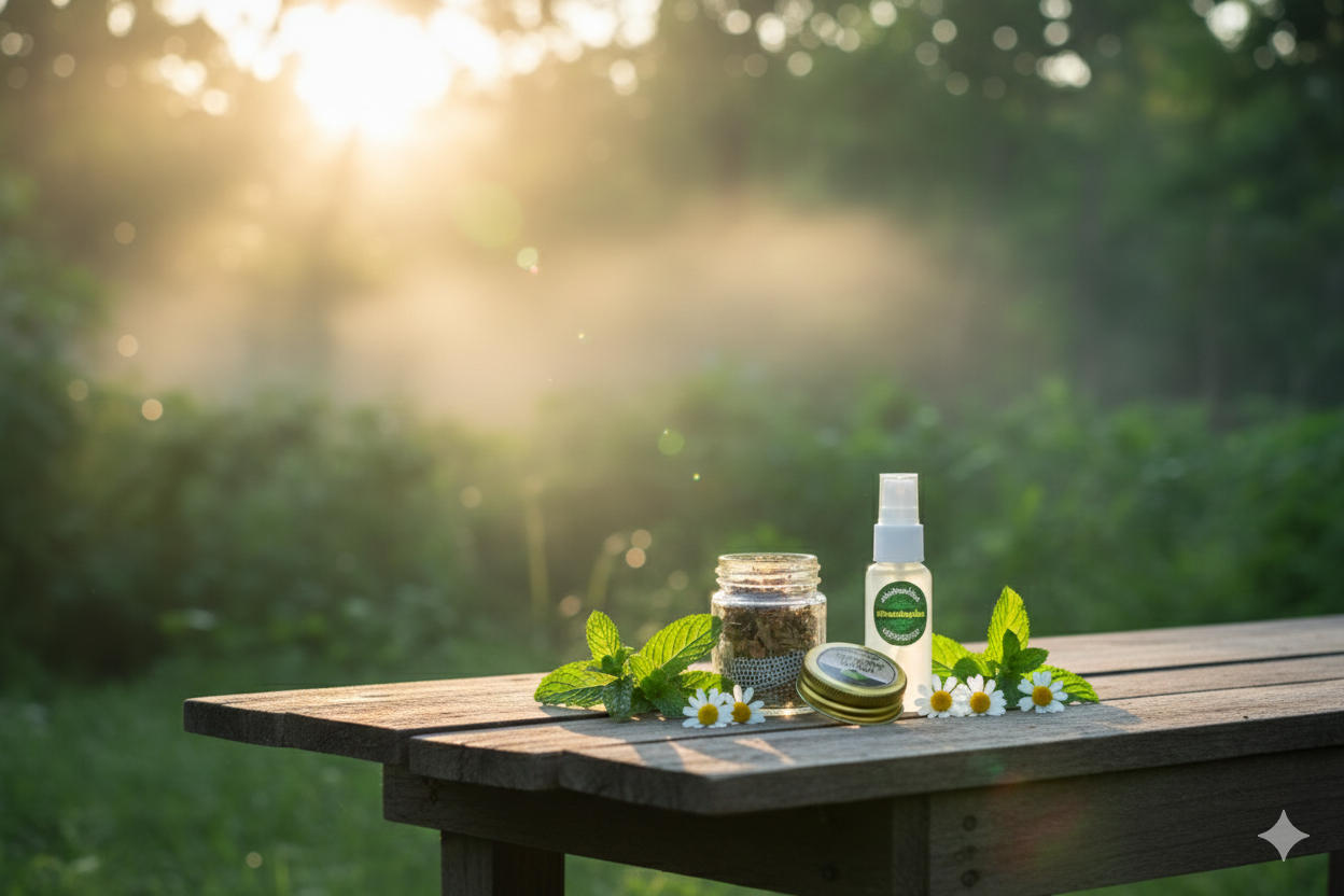 ตะไคร้หอมไล่ยุงยาดมสมุนไพร