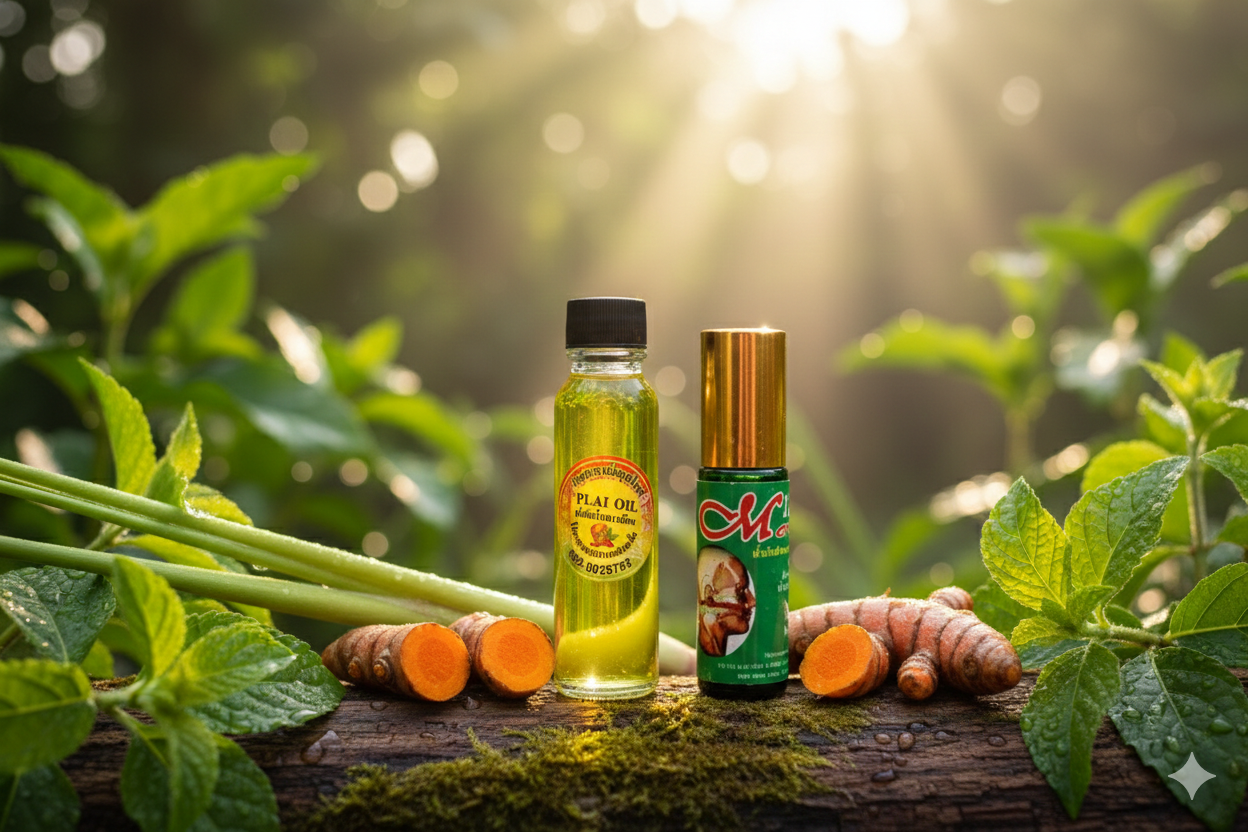 น้ำมันไพลเหลืองน้ำมันฟ้าทะลายโจร