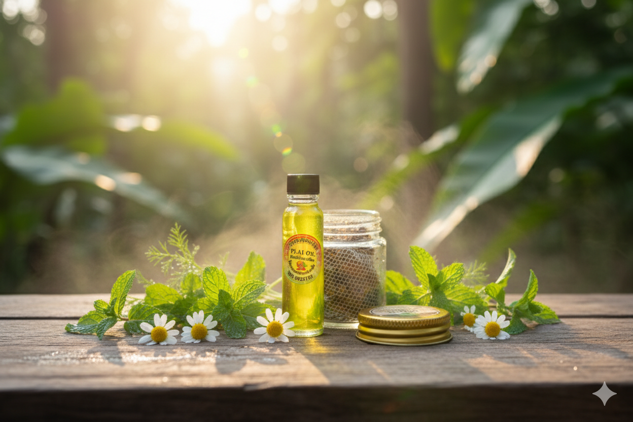 นํ้ามันไพลเหลืองยาดมสมุนไพร