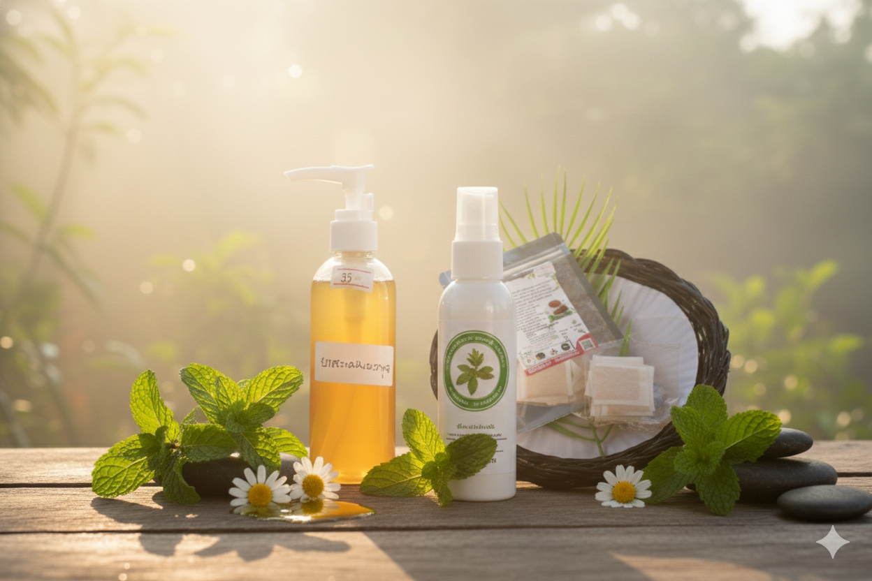 ยาสระผมมะกรูดชาฝายแดง