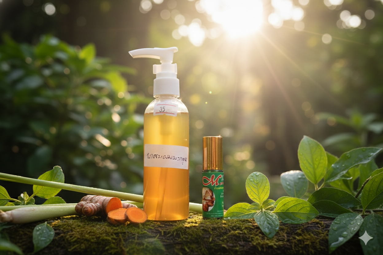 ยาสระผมมะกรูดน้ำมันฟ้าทะลายโจร