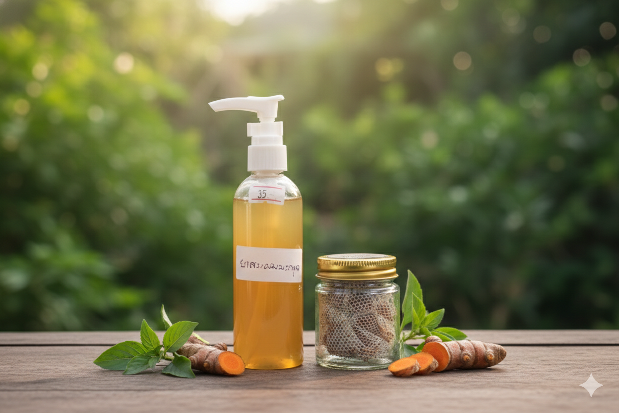 ยาสระผมมะกรูดยาดมสมุนไพร