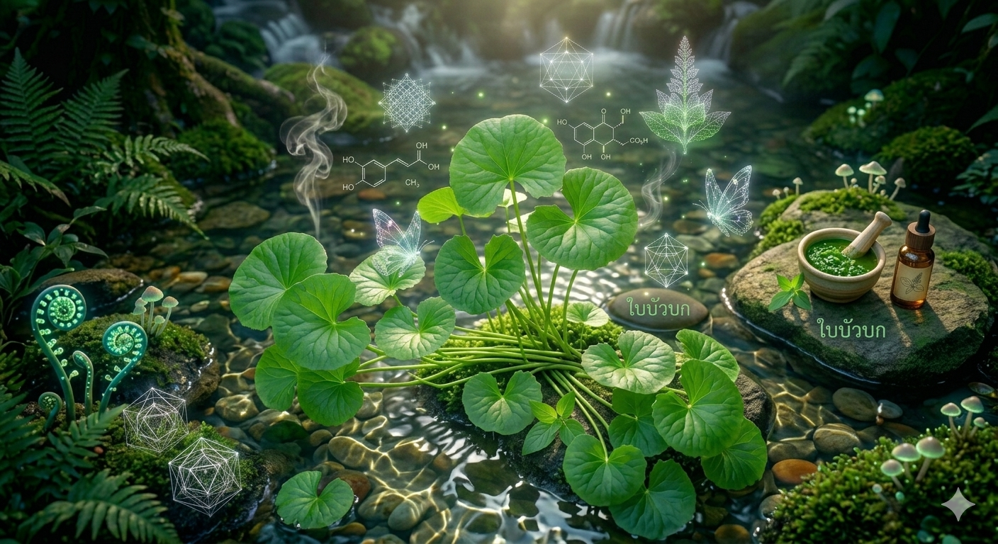 ใบบัวบก